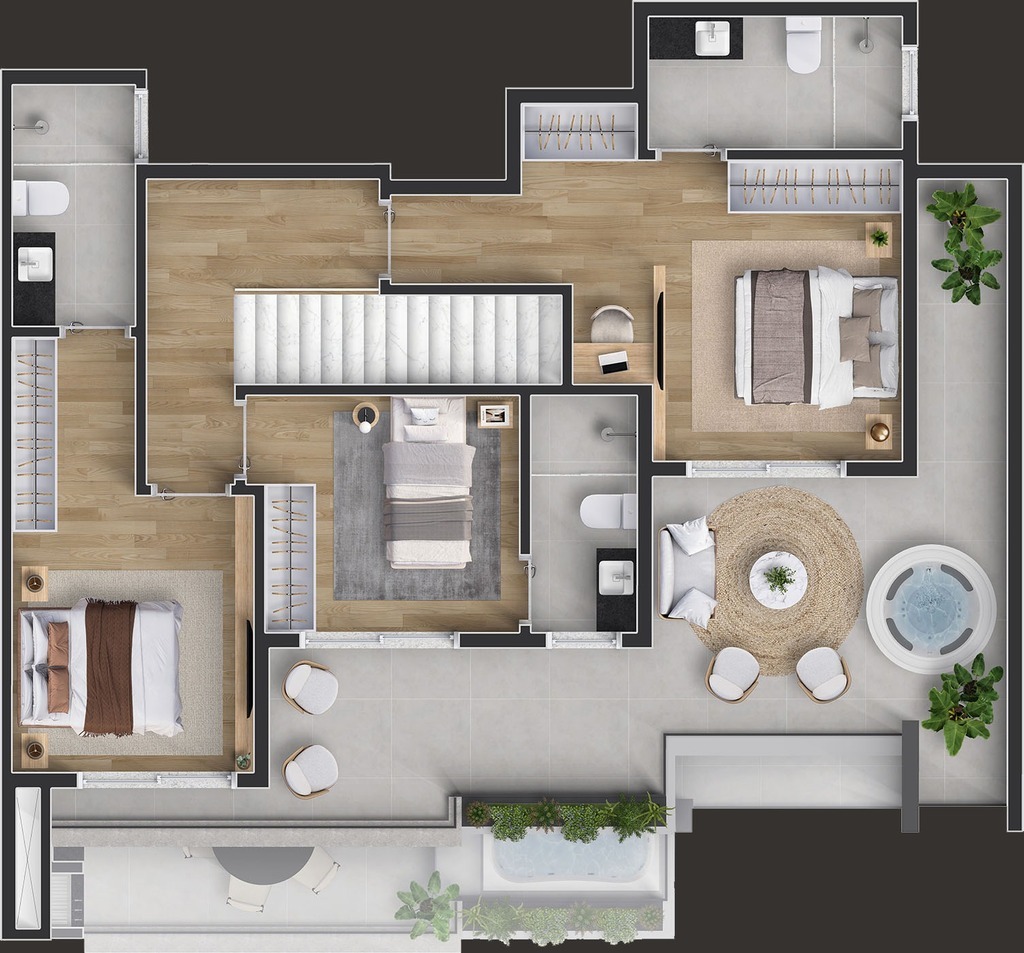 Apartamento, 3 quartos, 197 m² - Foto 38