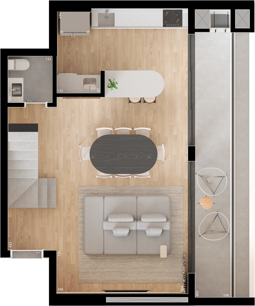 Apartamento, 2 quartos, 56 m² - Foto 48