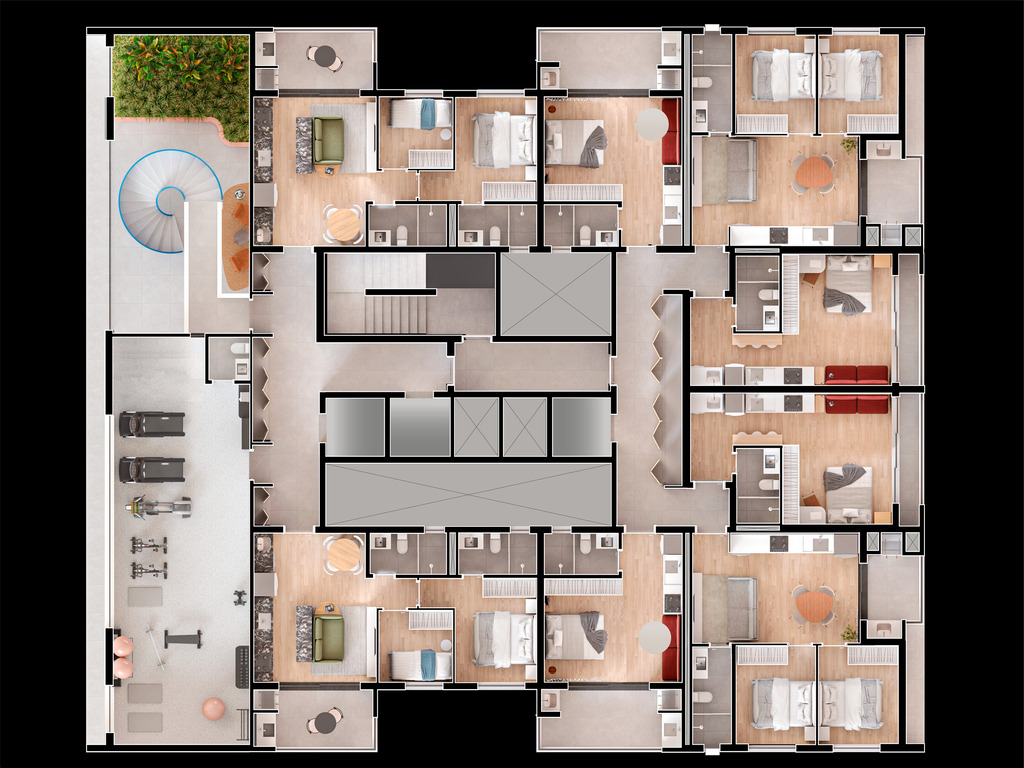 Apartamento, 2 quartos, 56 m² - Foto 29