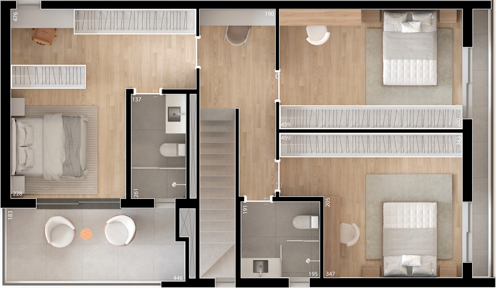 Apartamento, 2 quartos, 56 m² - Foto 56