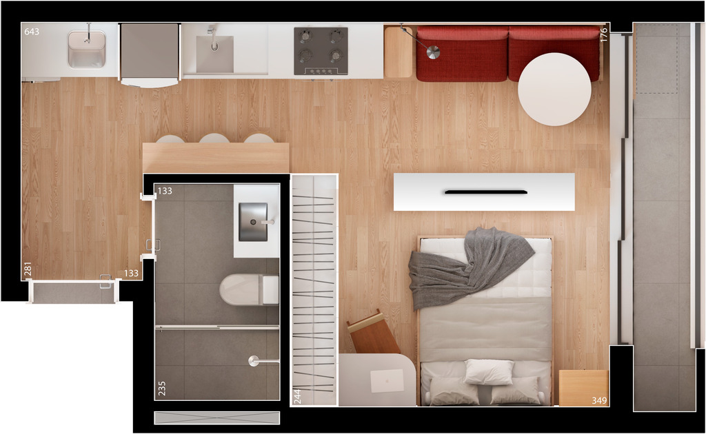 Apartamento, 2 quartos, 56 m² - Foto 36