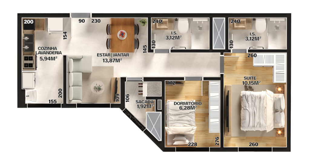 Apartamento, 2 quartos, 58 m² - Foto 34