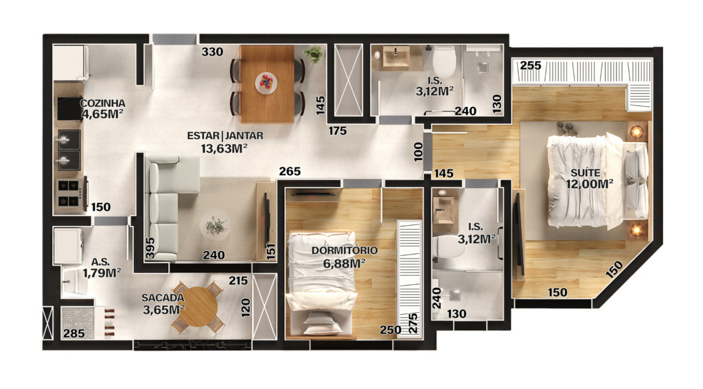 Apartamento, 2 quartos, 58 m² - Foto 35