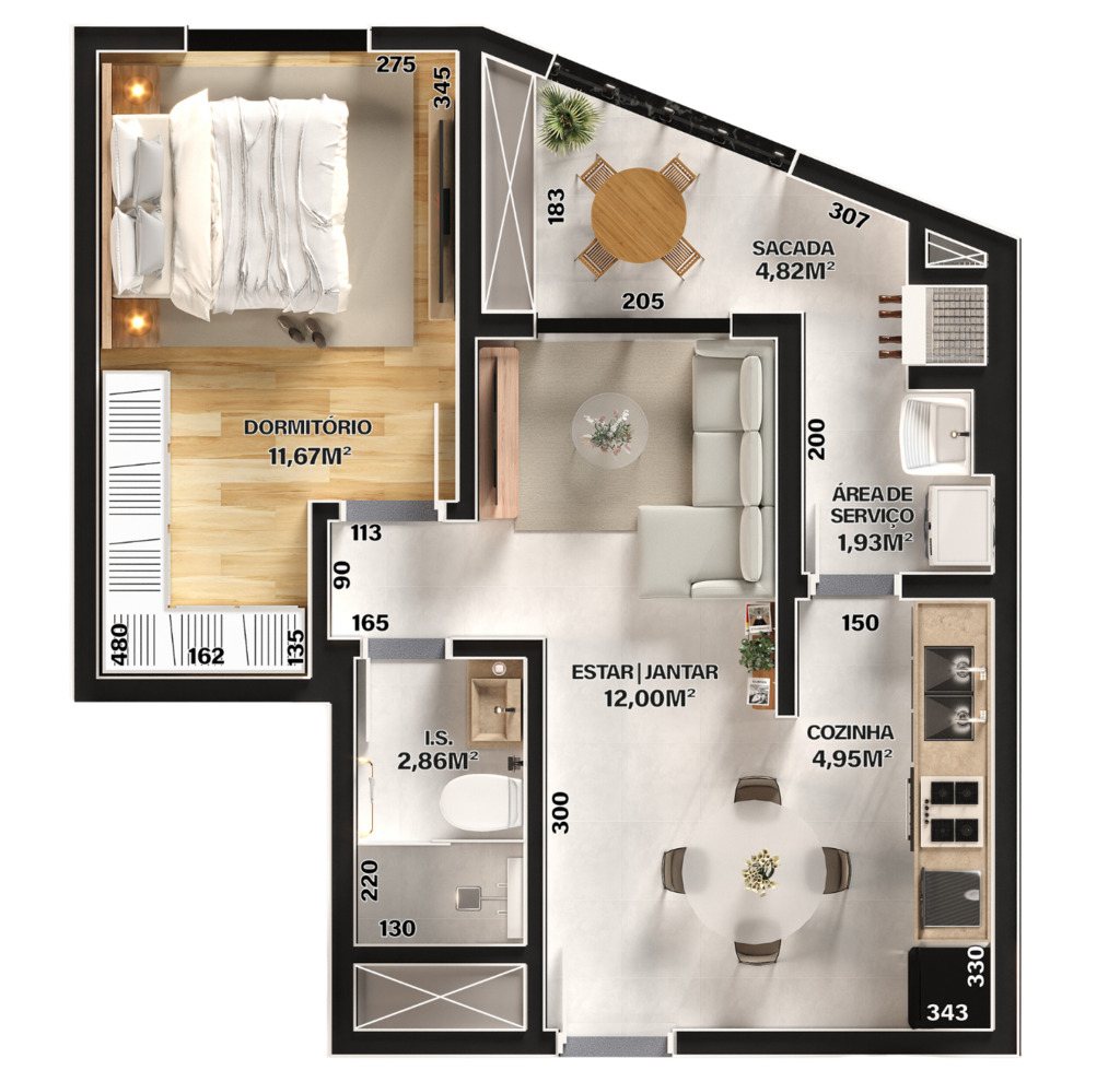 Apartamento, 2 quartos, 58 m² - Foto 33