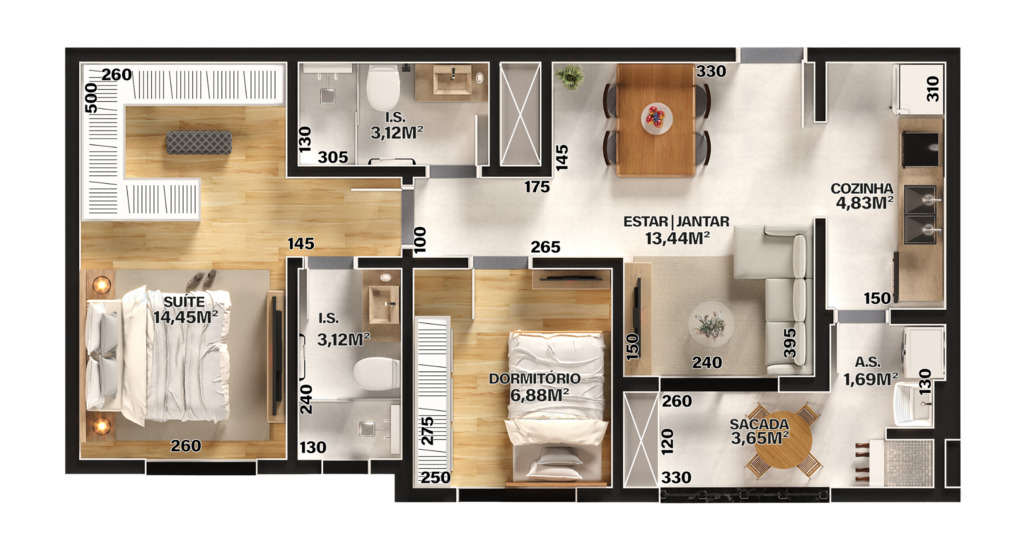 Apartamento, 2 quartos, 58 m² - Foto 36