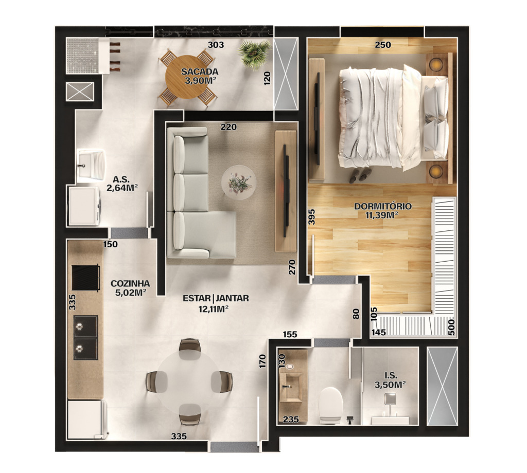 Apartamento, 2 quartos, 58 m² - Foto 32