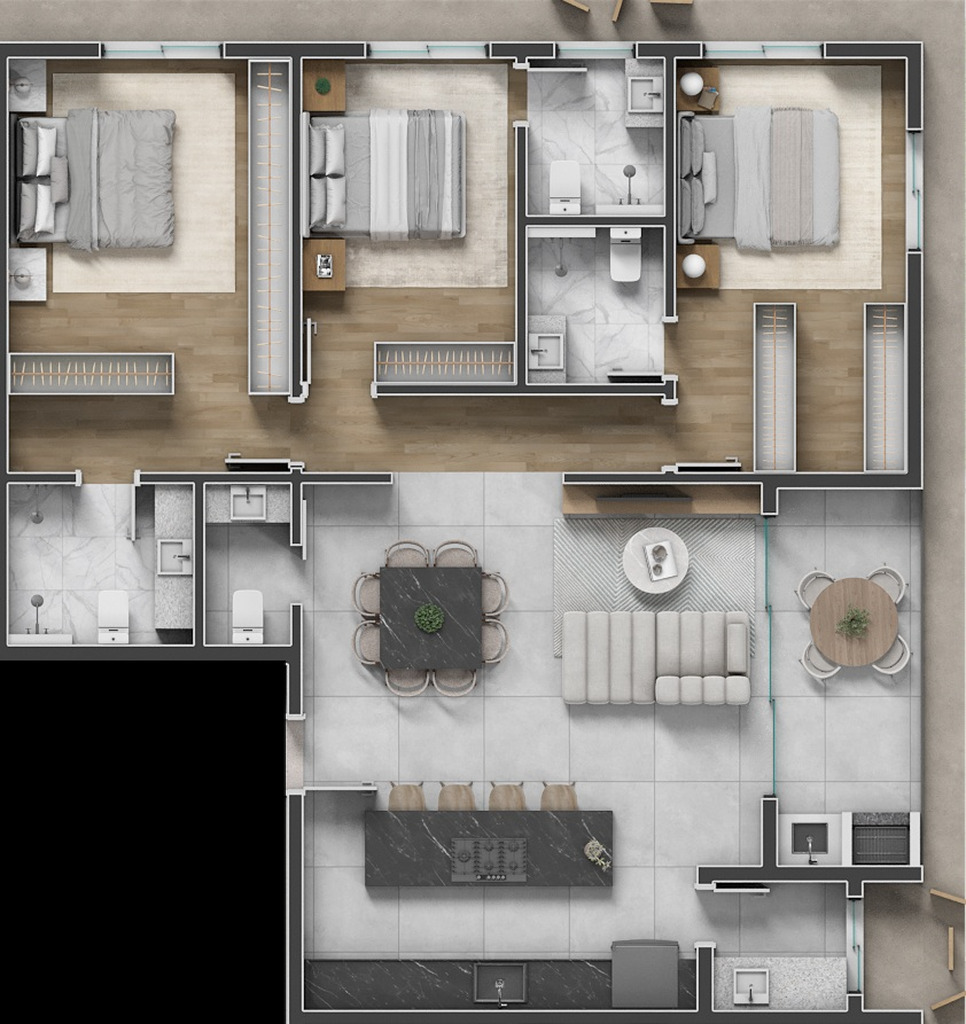 Apartamento, 3 quartos, 110 m² - Foto 54