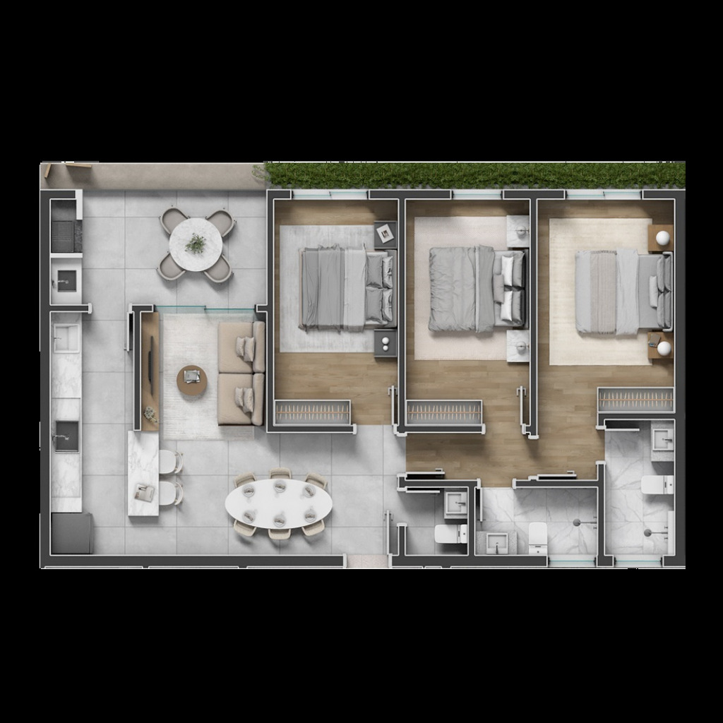 Apartamento, 3 quartos, 110 m² - Foto 52