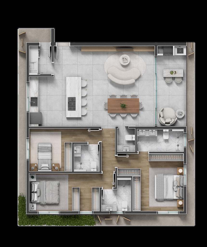 Apartamento, 3 quartos, 110 m² - Foto 55