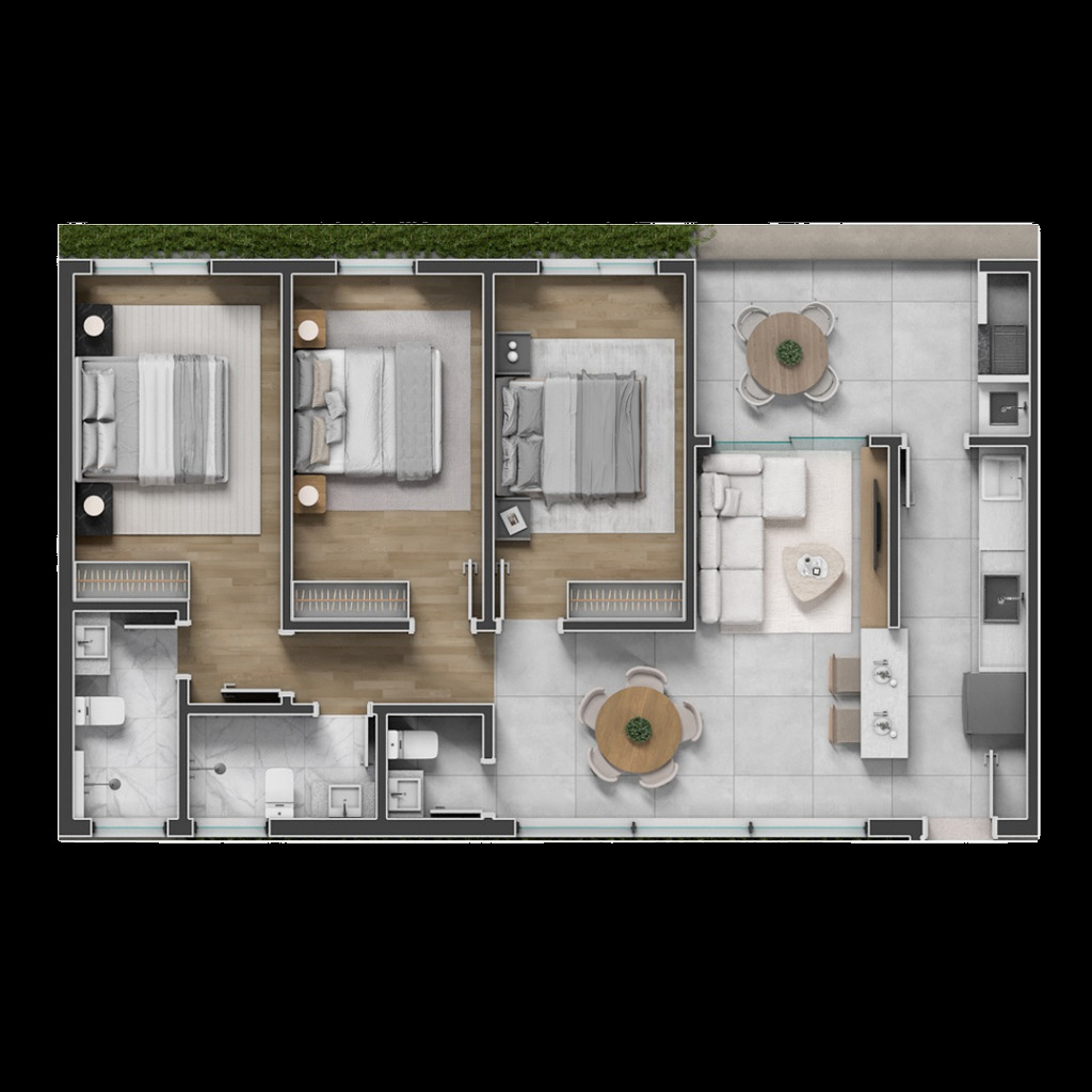 Apartamento, 3 quartos, 110 m² - Foto 51