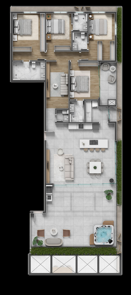 Apartamento, 3 quartos, 110 m² - Foto 60