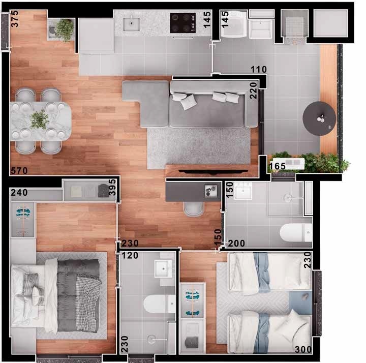 Apartamento, 2 quartos, 49 m² - Foto 27