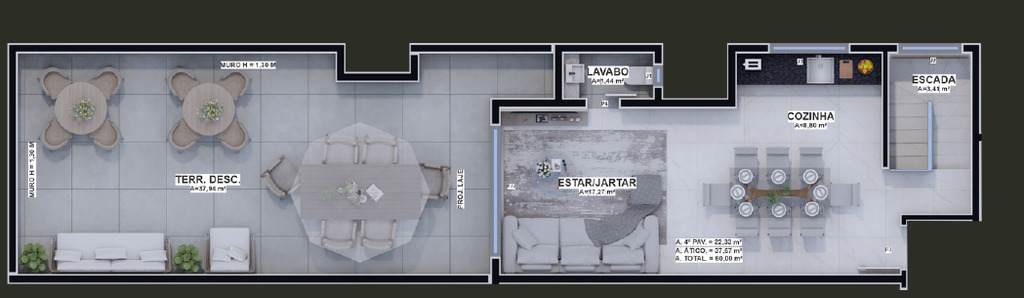 Apartamento, 1 quarto, 29 m² - Foto 39