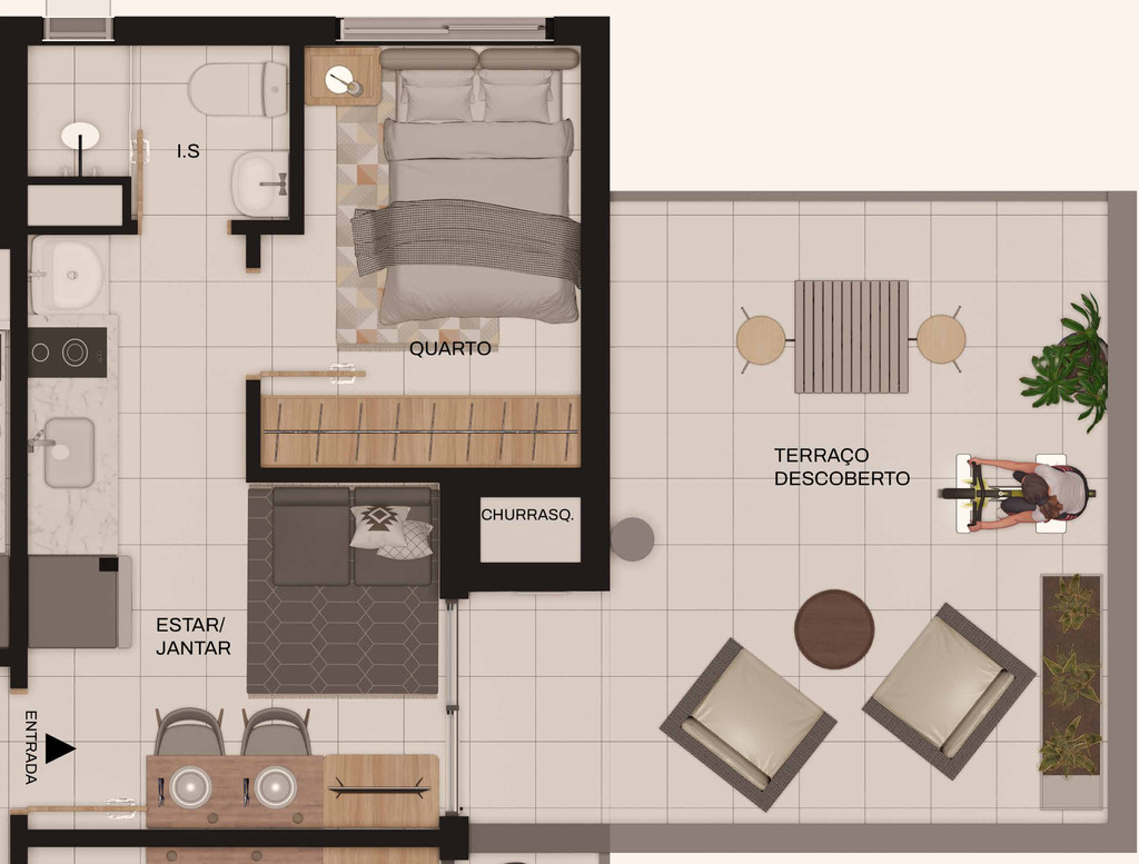 Apartamento, 1 quarto, 24 m² - Foto 27