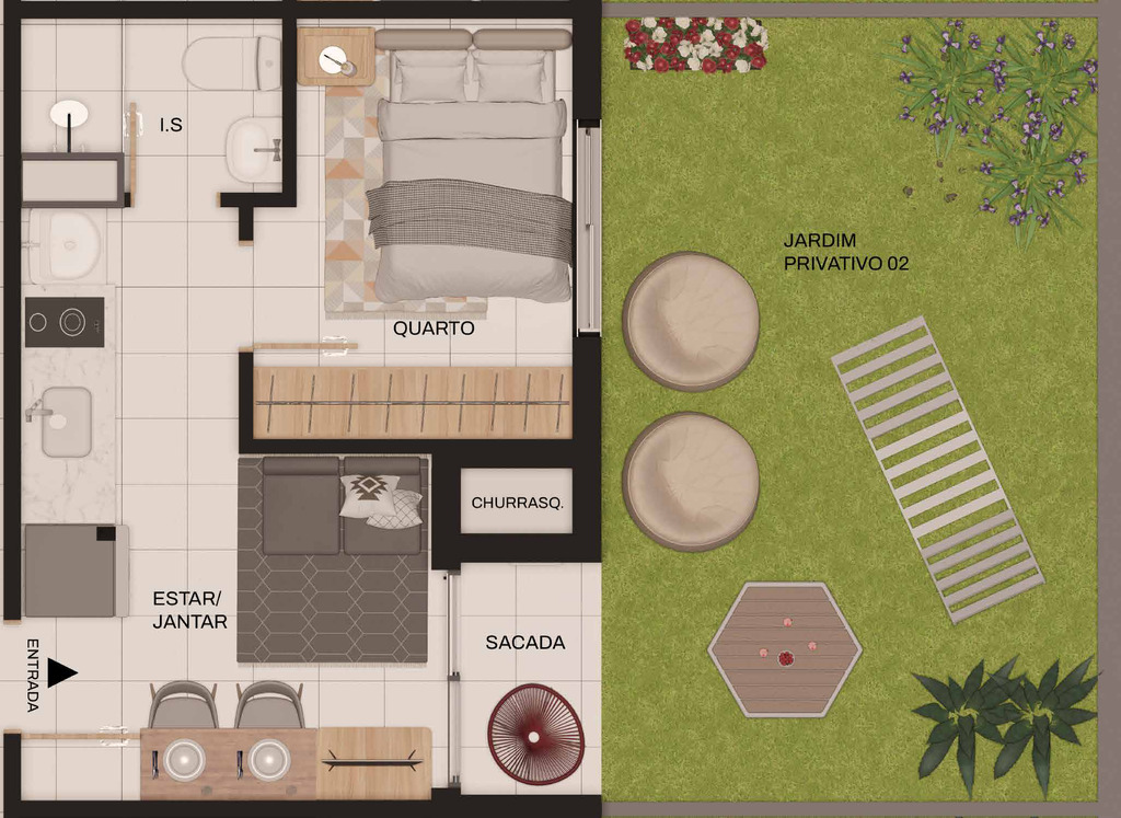 Apartamento, 1 quarto, 24 m² - Foto 28