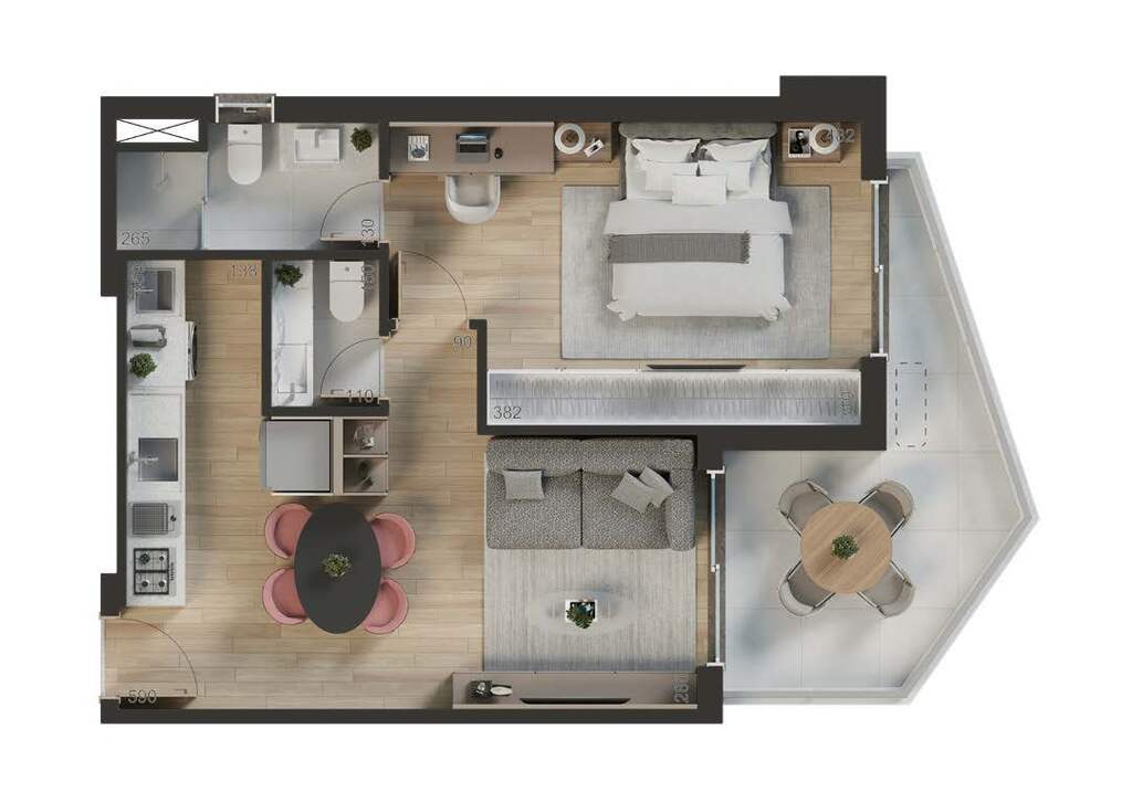 Apartamento, 1 quarto, 79 m² - Foto 26