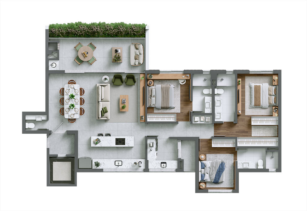Apartamento, 3 quartos, 225 m² - Foto 45