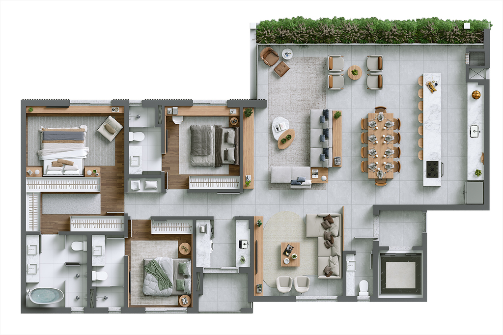 Apartamento, 3 quartos, 225 m² - Foto 52