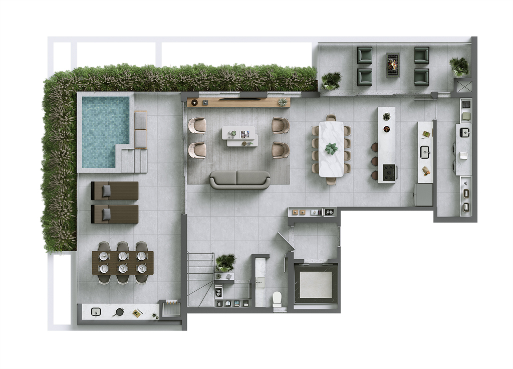 Apartamento, 3 quartos, 225 m² - Foto 61
