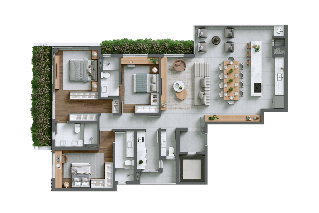 Apartamento, 3 quartos, 225 m² - Foto 48