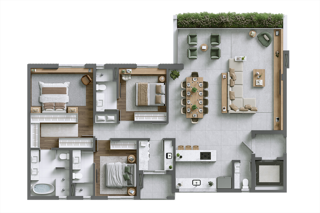 Apartamento, 3 quartos, 225 m² - Foto 50