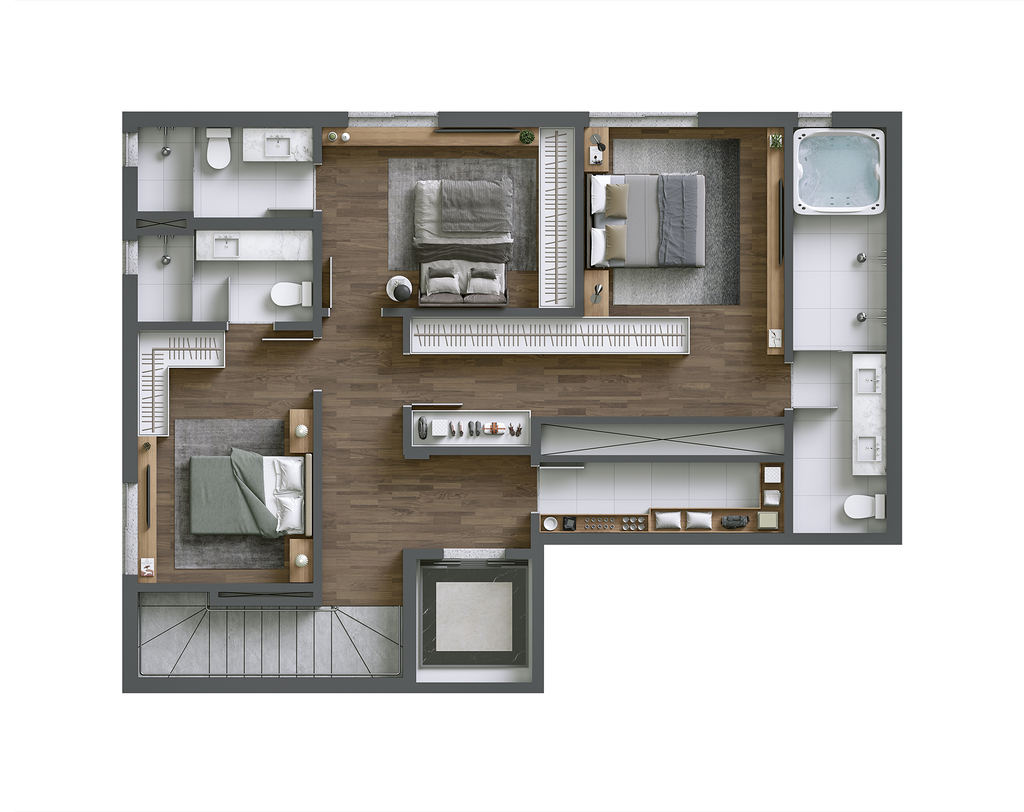 Apartamento, 3 quartos, 225 m² - Foto 62