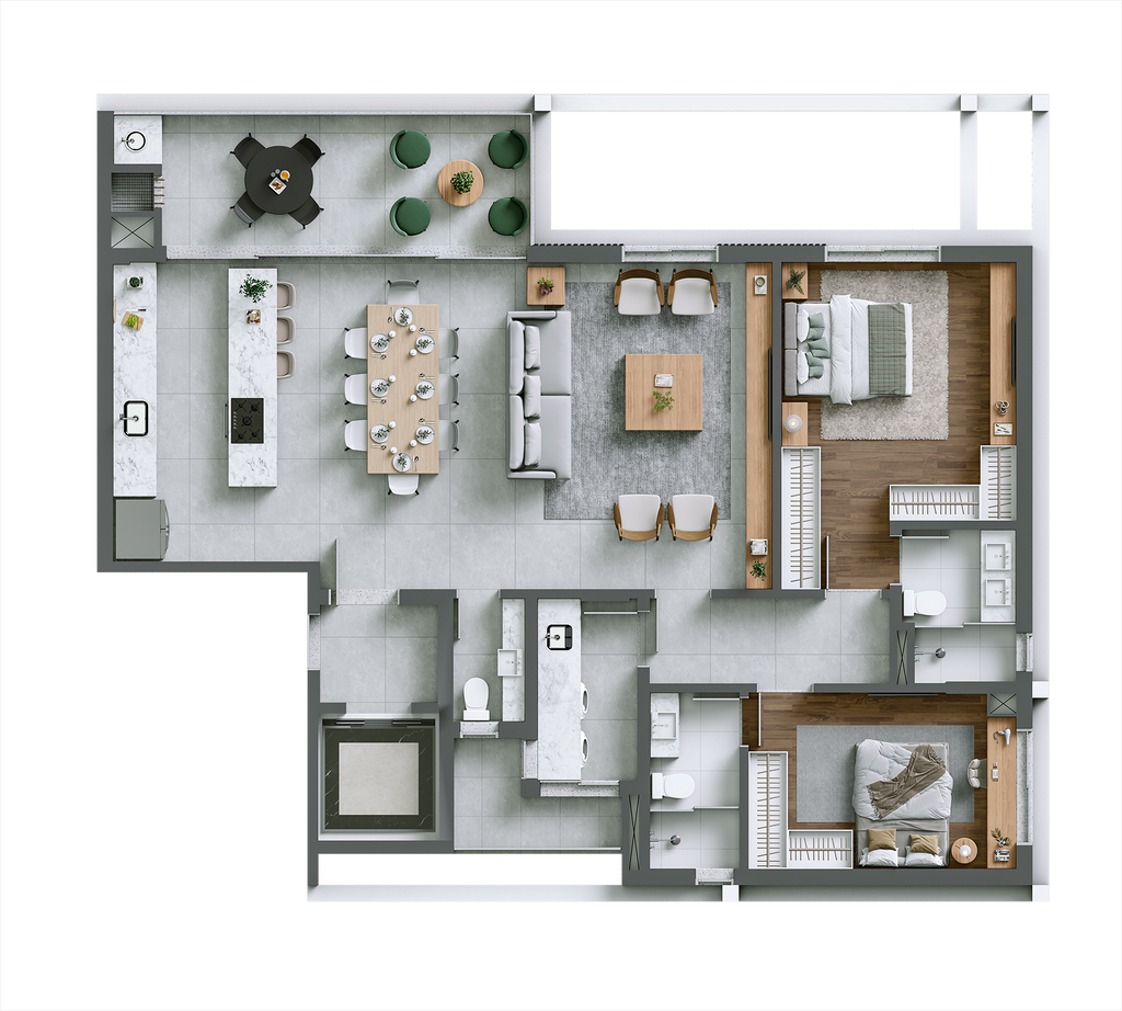 Apartamento, 3 quartos, 225 m² - Foto 43