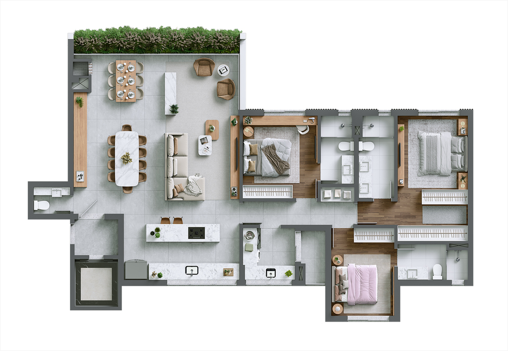 Apartamento, 3 quartos, 225 m² - Foto 46