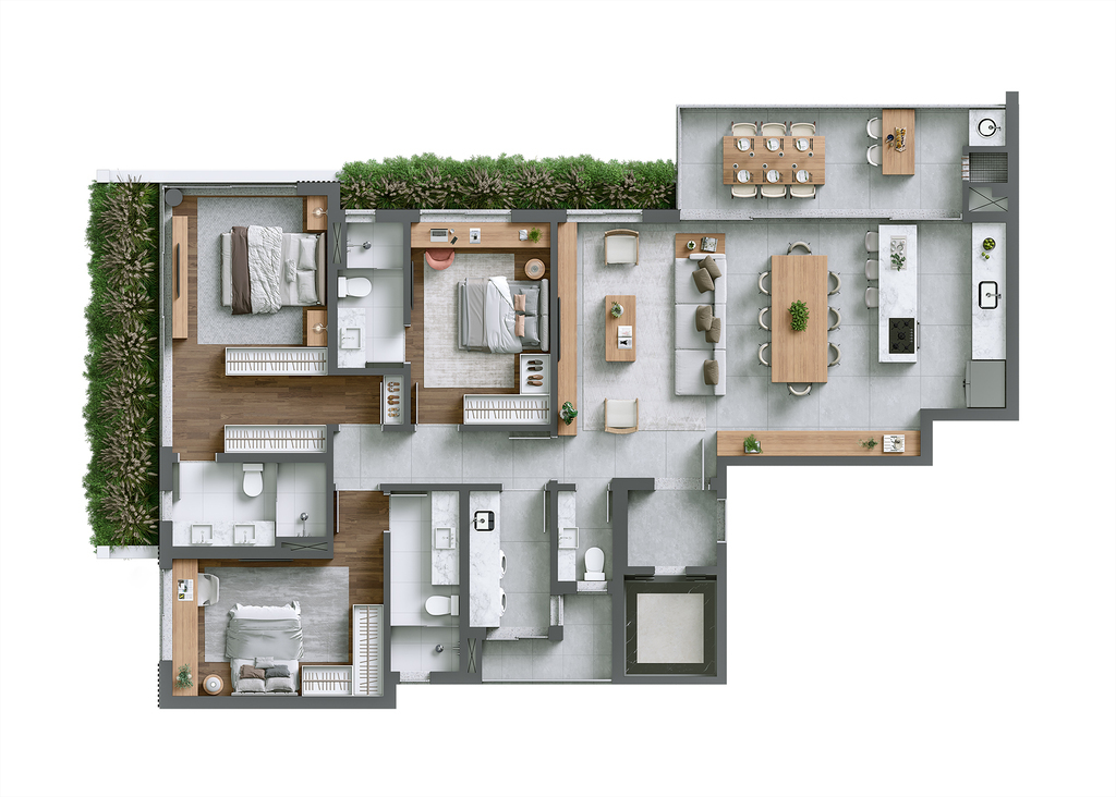 Apartamento, 3 quartos, 225 m² - Foto 47