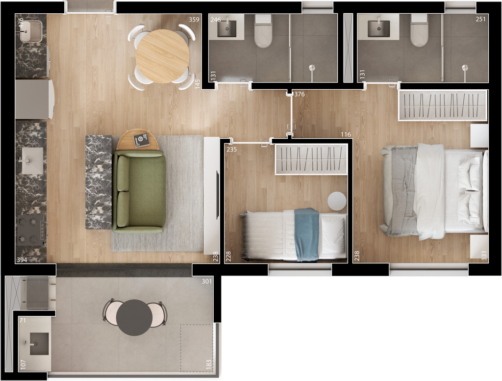 Cobertura, 3 quartos, 123 m² - Foto 41