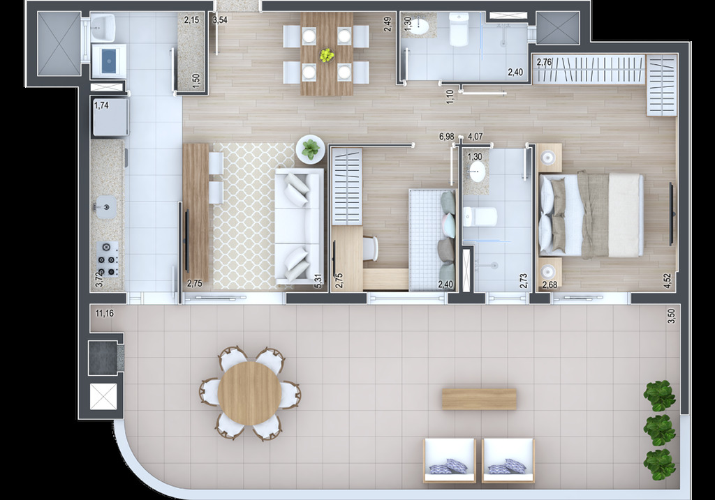 Apartamento, 3 quartos, 148 m² - Foto 35