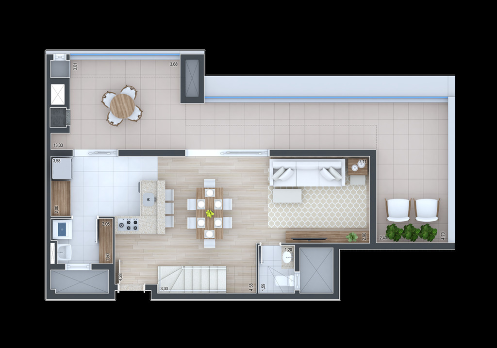 Apartamento, 3 quartos, 148 m² - Foto 46