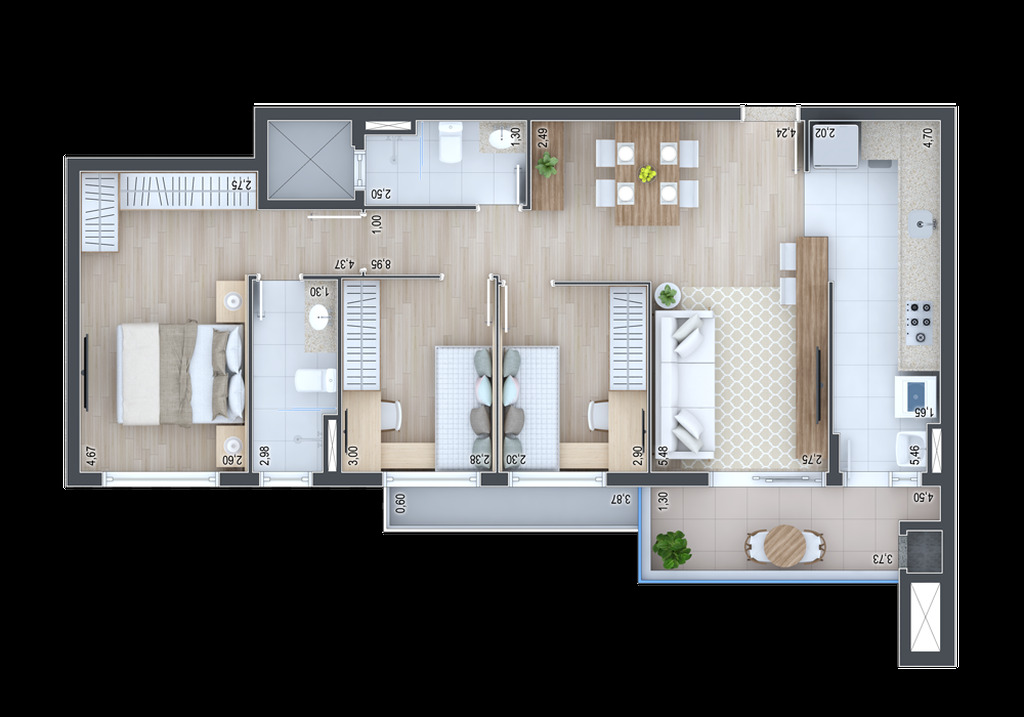 Apartamento, 3 quartos, 148 m² - Foto 21
