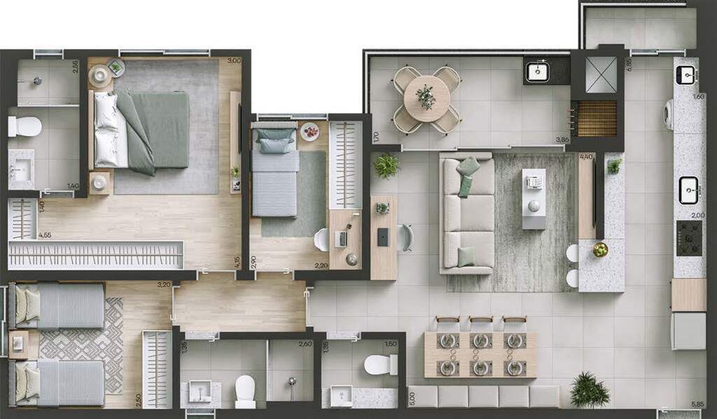 Apartamento, 3 quartos, 117 m² - Foto 27