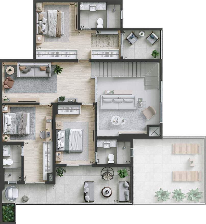 Apartamento, 3 quartos, 117 m² - Foto 39