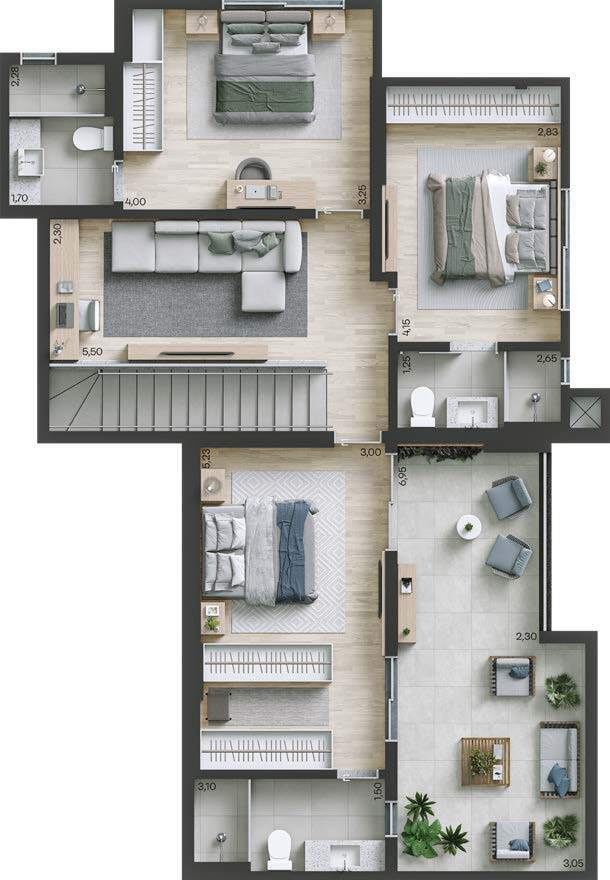 Apartamento, 3 quartos, 117 m² - Foto 37