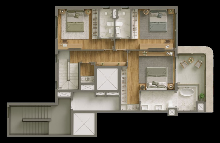 Apartamento, 3 quartos, 136 m² - Foto 38