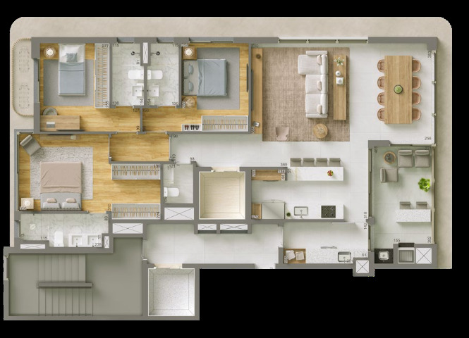 Apartamento, 3 quartos, 136 m² - Foto 30