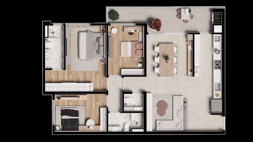Apartamento, 3 quartos, 114 m² - Foto 56