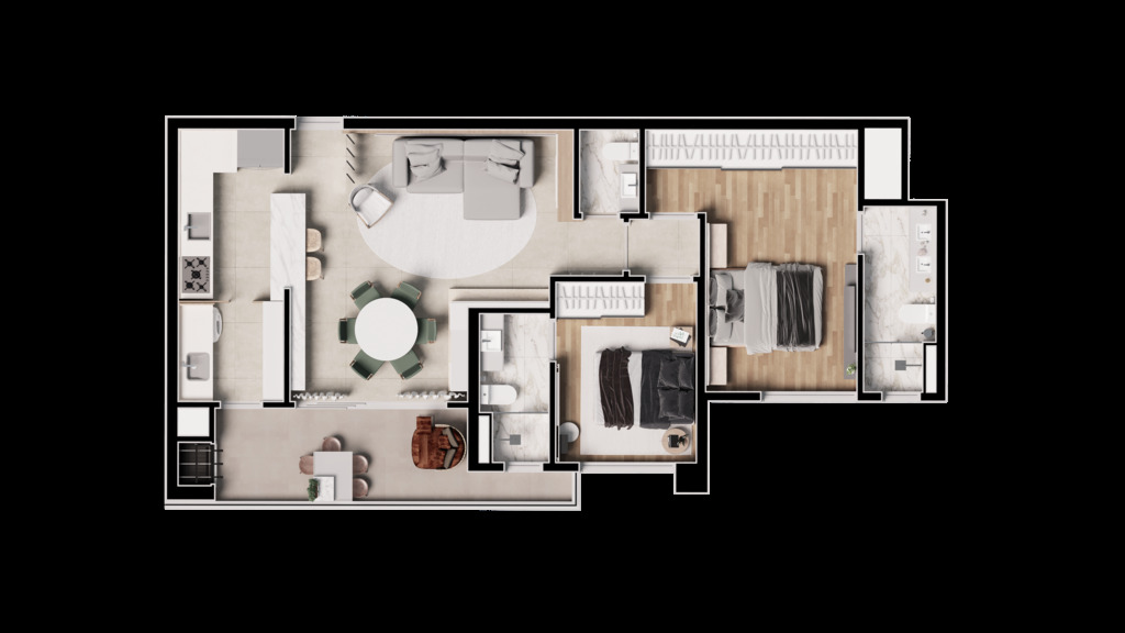 Apartamento, 3 quartos, 114 m² - Foto 61