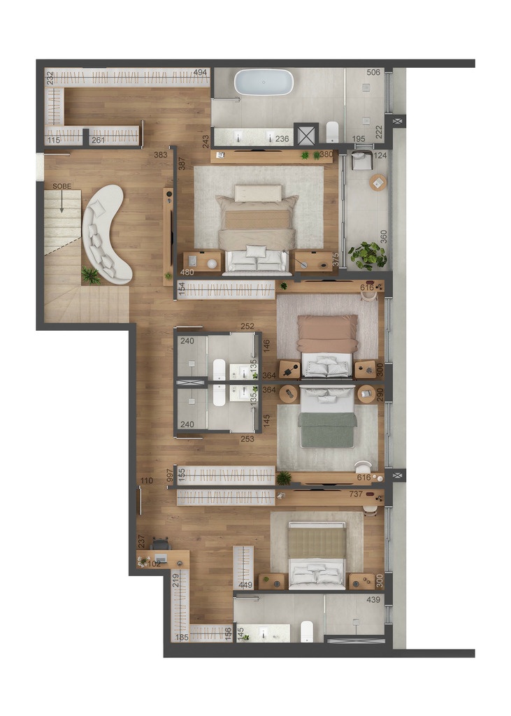 Apartamento, 3 quartos, 156 m² - Foto 55