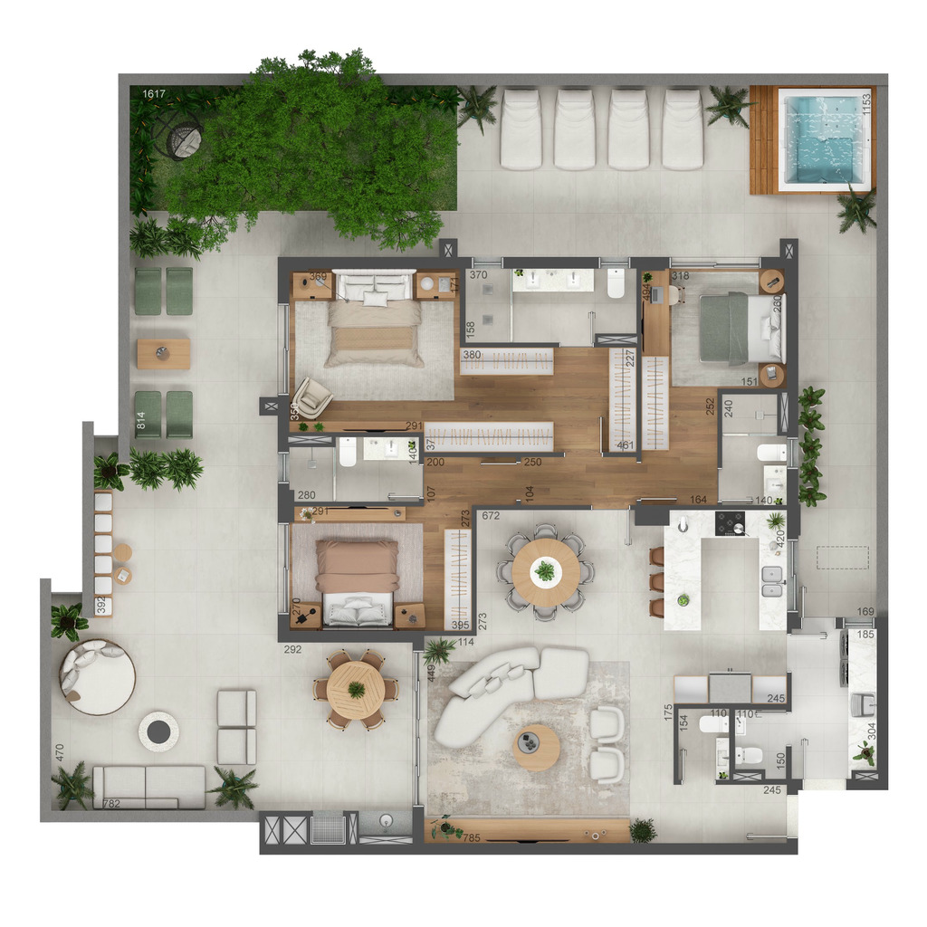 Apartamento, 3 quartos, 156 m² - Foto 52