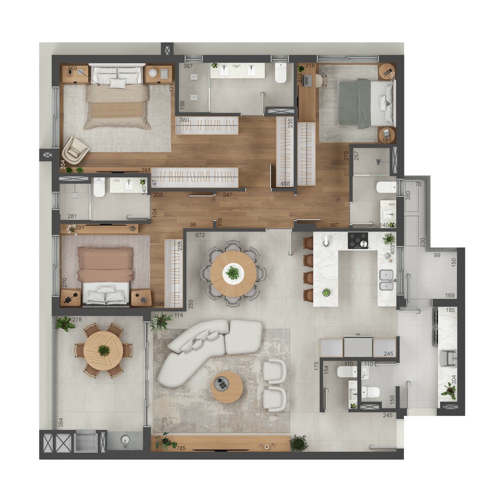 Apartamento, 3 quartos, 156 m² - Foto 45