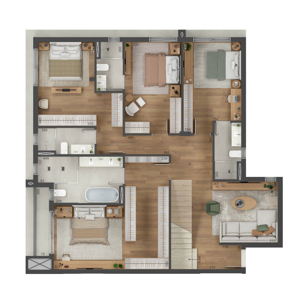 Apartamento, 3 quartos, 156 m² - Foto 53
