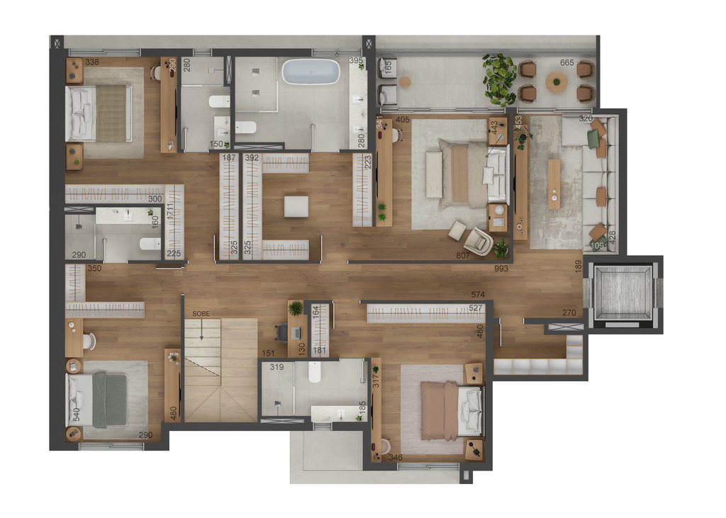 Apartamento, 3 quartos, 156 m² - Foto 63