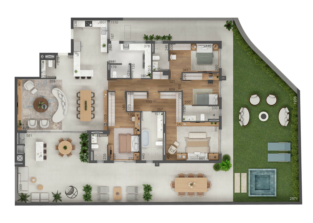 Apartamento, 3 quartos, 156 m² - Foto 67