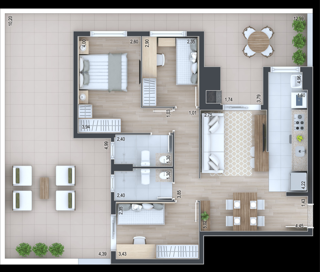 Apartamento, 2 quartos, 67 m² - Foto 29