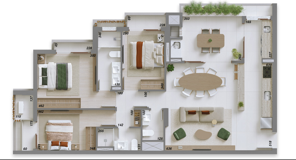 Apartamento, 3 quartos, 154 m² - Foto 13