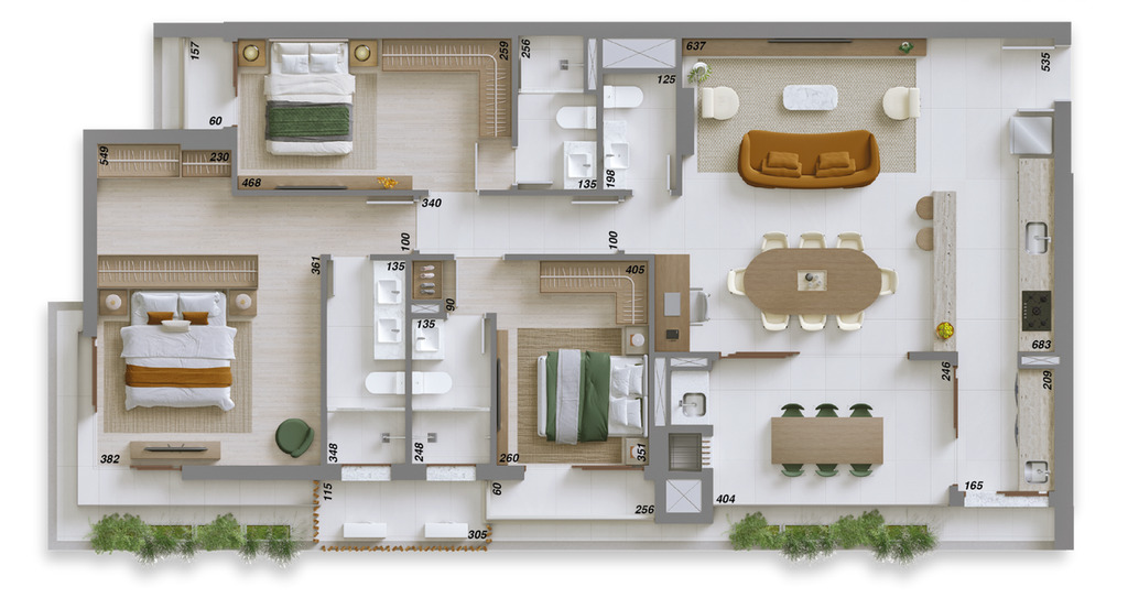 Apartamento, 3 quartos, 154 m² - Foto 15