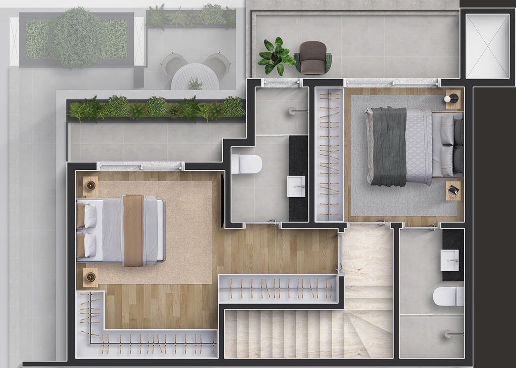 Cobertura, 2 quartos, 94 m² - Foto 32